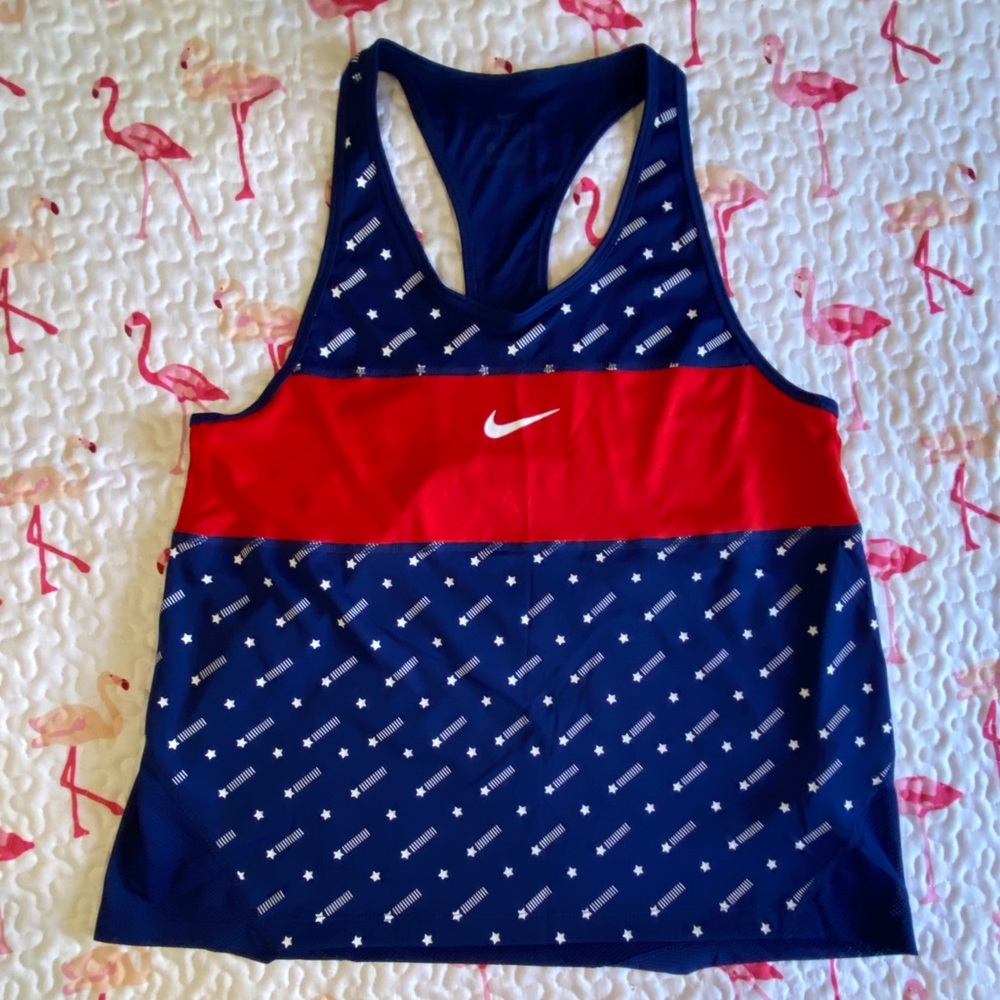 Nike Miler Stars And Stripes Tank